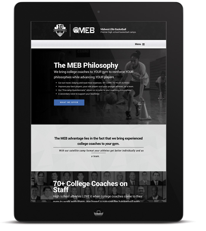 Midwest Elite Basketball Rockford Tablet